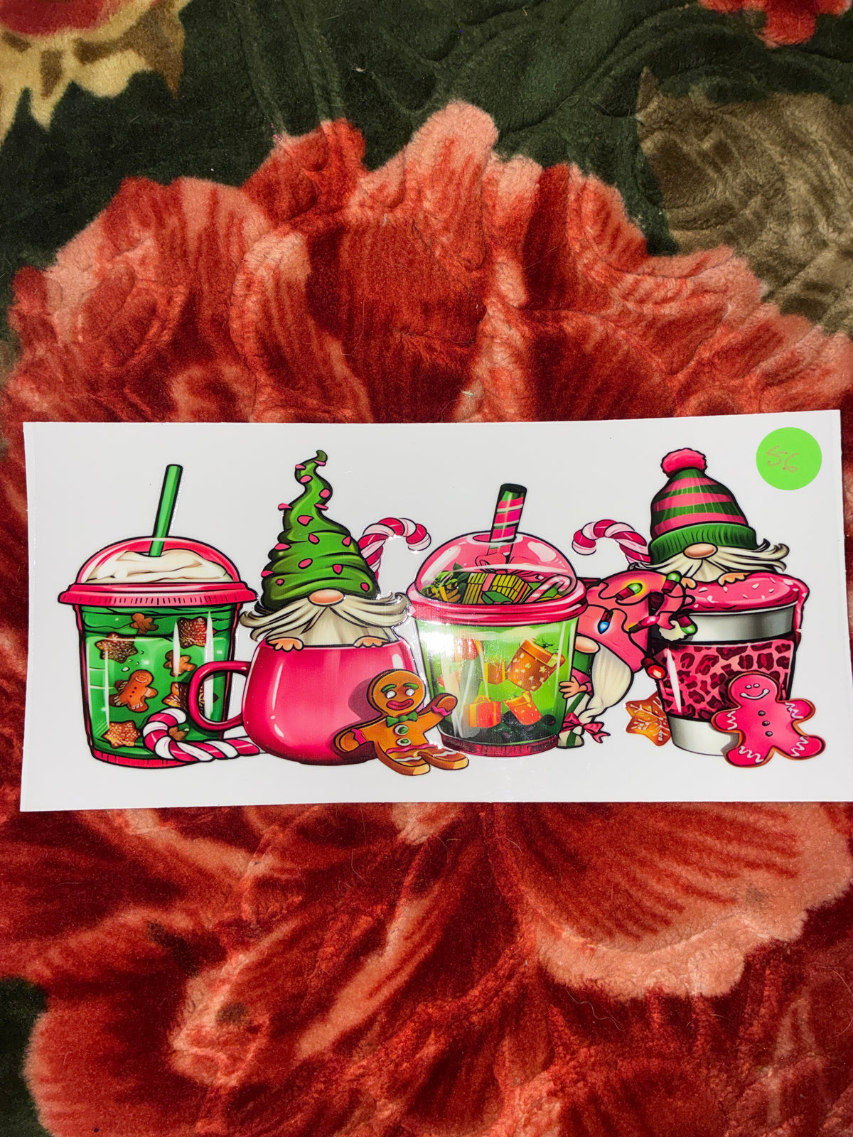 Christmas Decal #56💚🩷